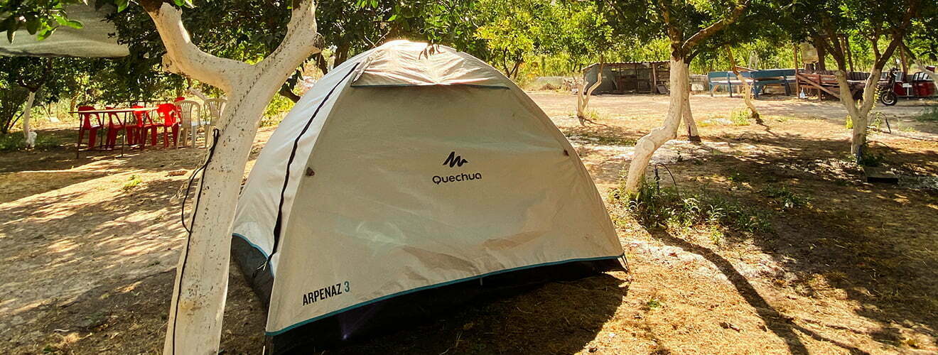 Şirinler Camping Banner